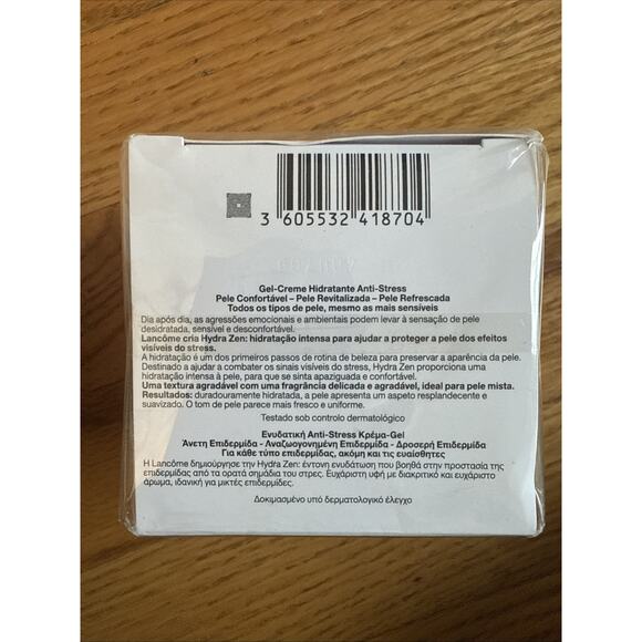Lancome Hydra Zen Anti-Stress Moisturizing Cream Gel 1.69 Fl Oz Sealed - Picture 5 of 5
